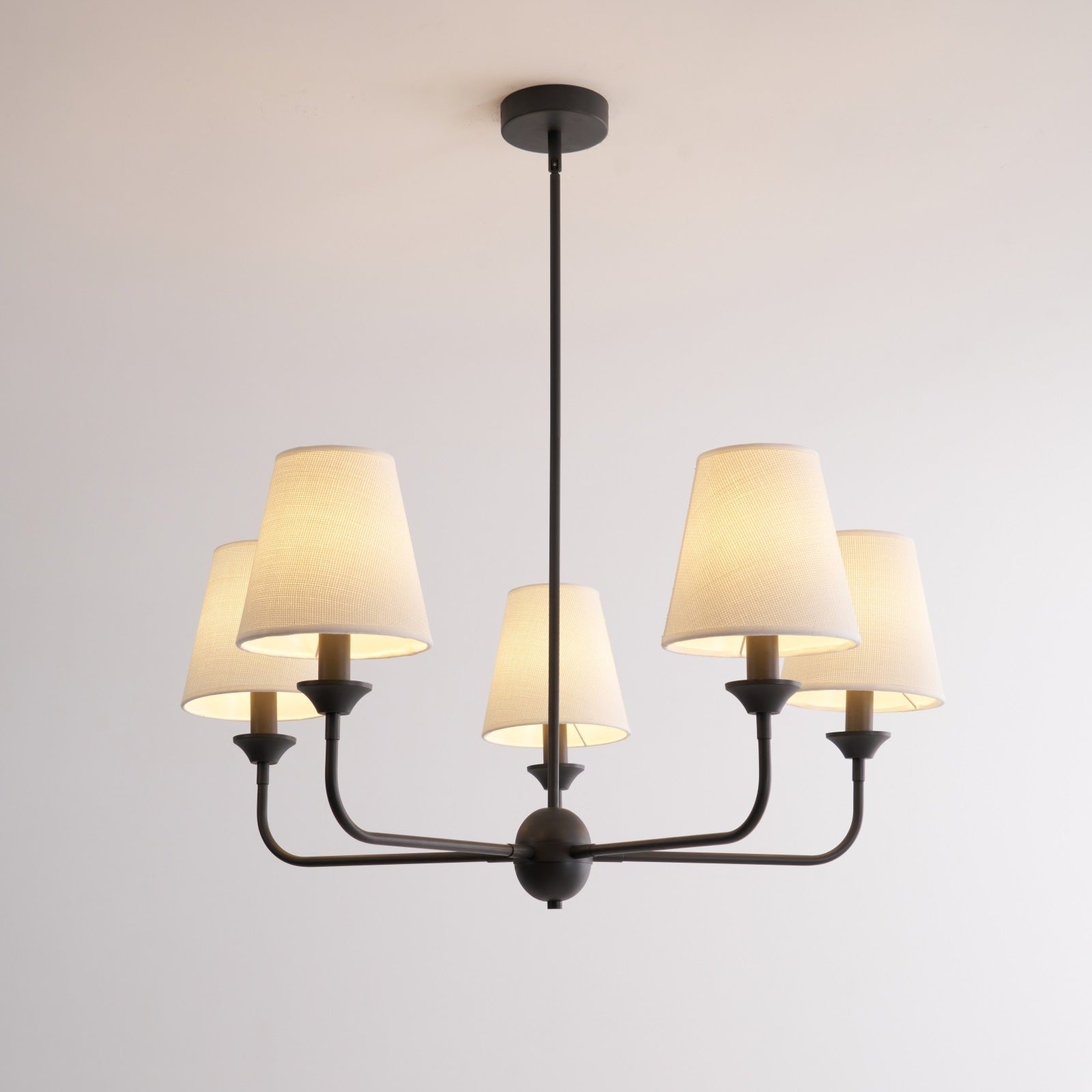 Zesorel Vintage Industrial Fabric Chandelier
