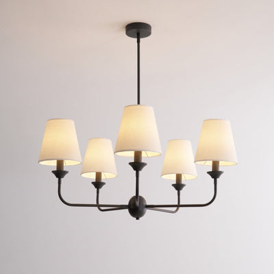Zesorel Vintage Industrial Fabric Chandelier