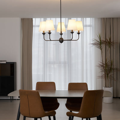 Zesorel Vintage Industrial Fabric Chandelier