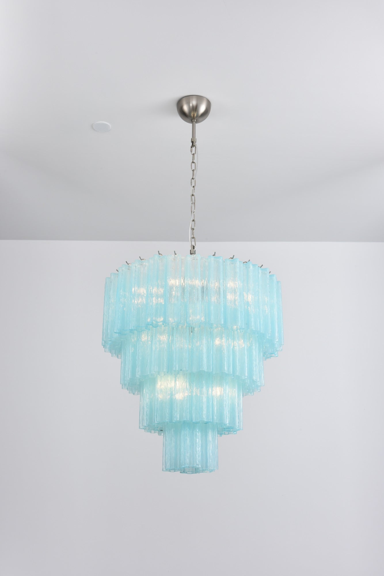 Velanora Chandelier Cascade Layered Glass Elegant Vintage