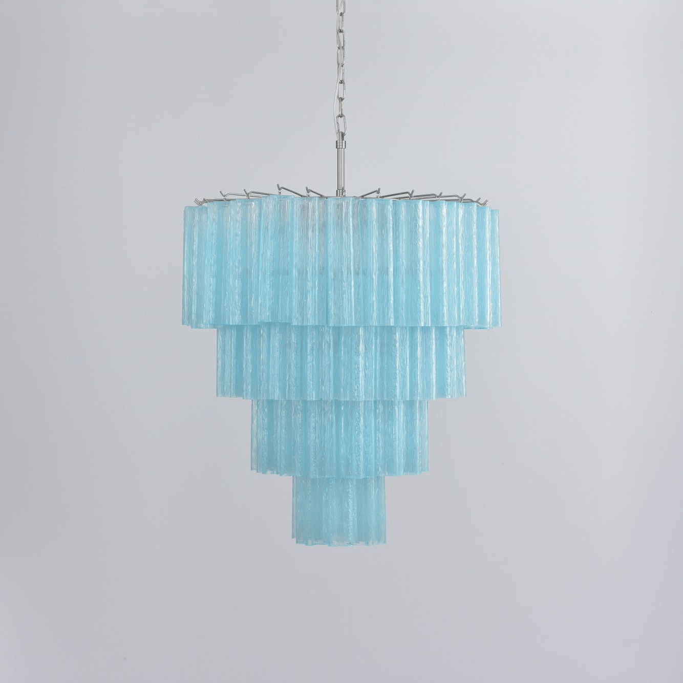 Velanora Chandelier Cascade Layered Glass Elegant Vintage