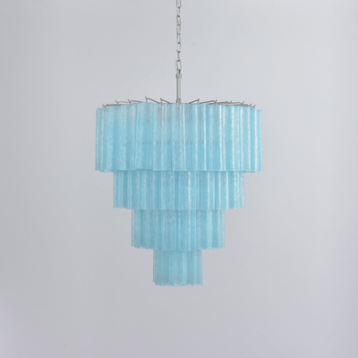 Velanora Chandelier Cascade Layered Glass Elegant Vintage
