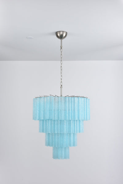Velanora Chandelier Cascade Layered Glass Elegant Vintage