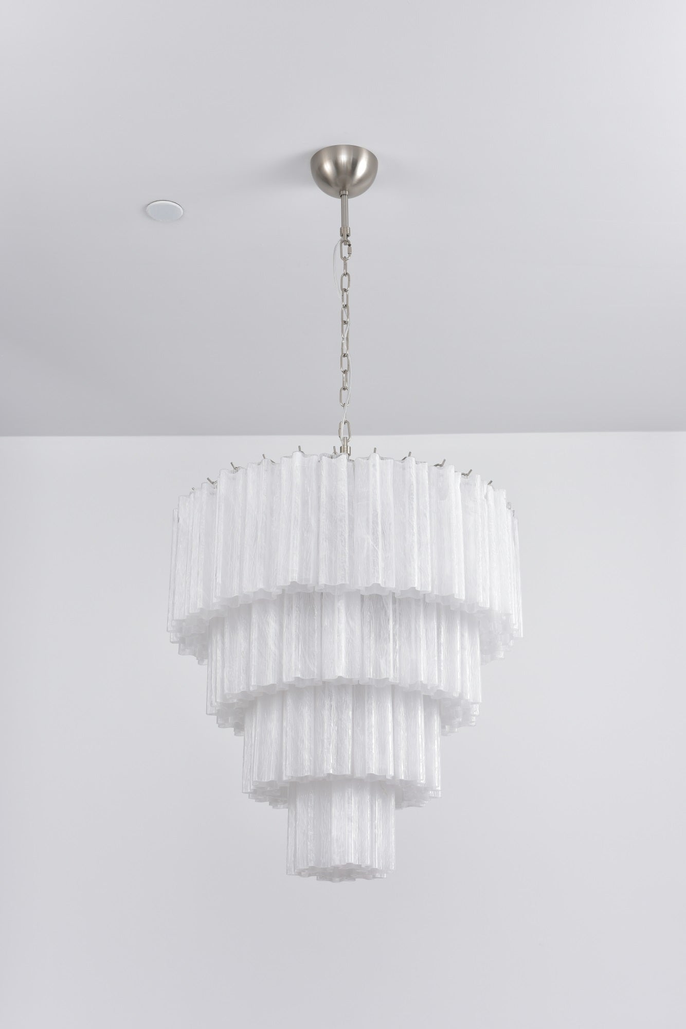 Velanora Chandelier Cascade Layered Glass Elegant Vintage