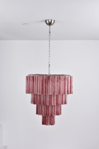 Velanora Chandelier Cascade Layered Glass Elegant Vintage