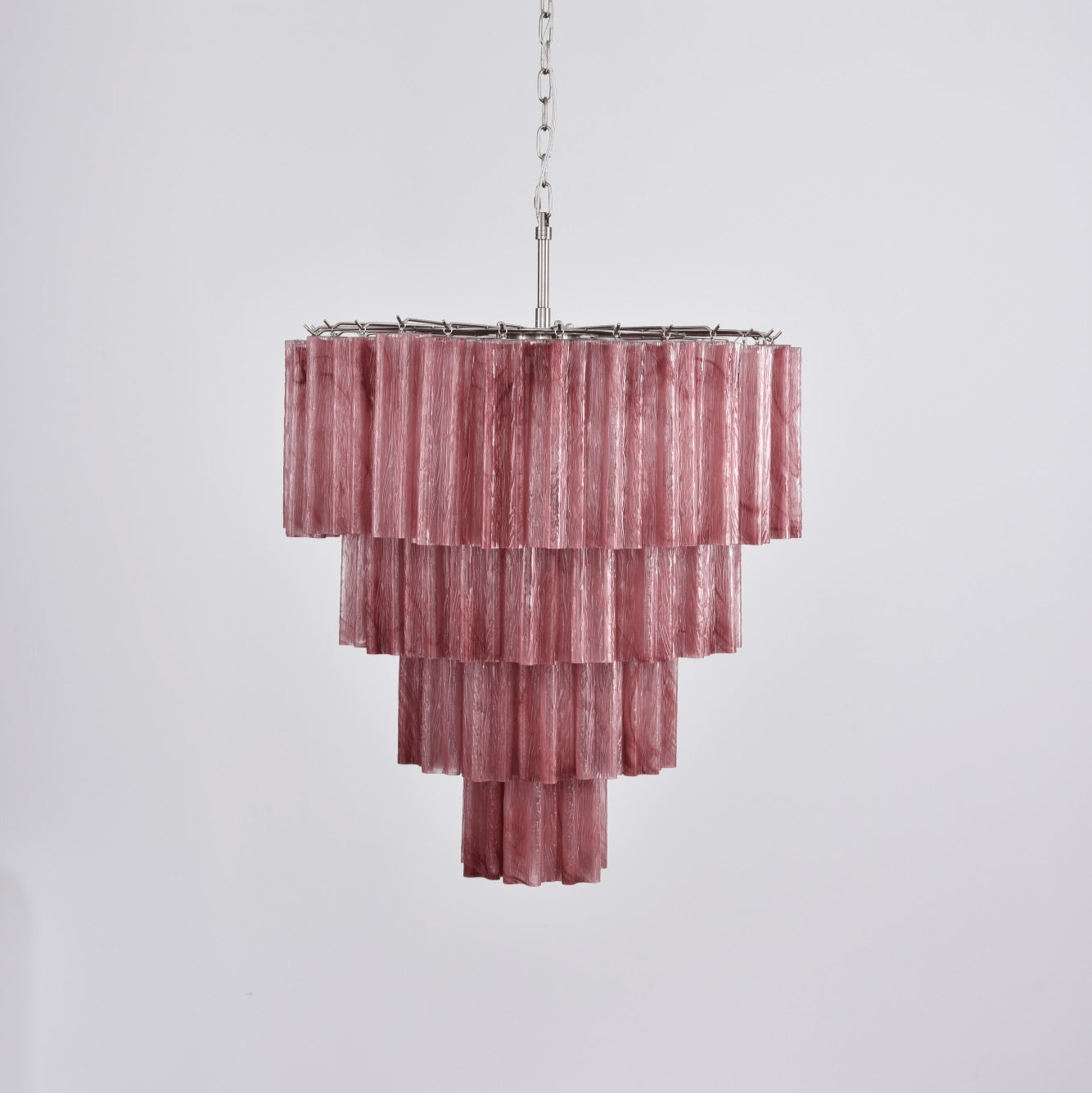 Velanora Chandelier Cascade Layered Glass Elegant Vintage