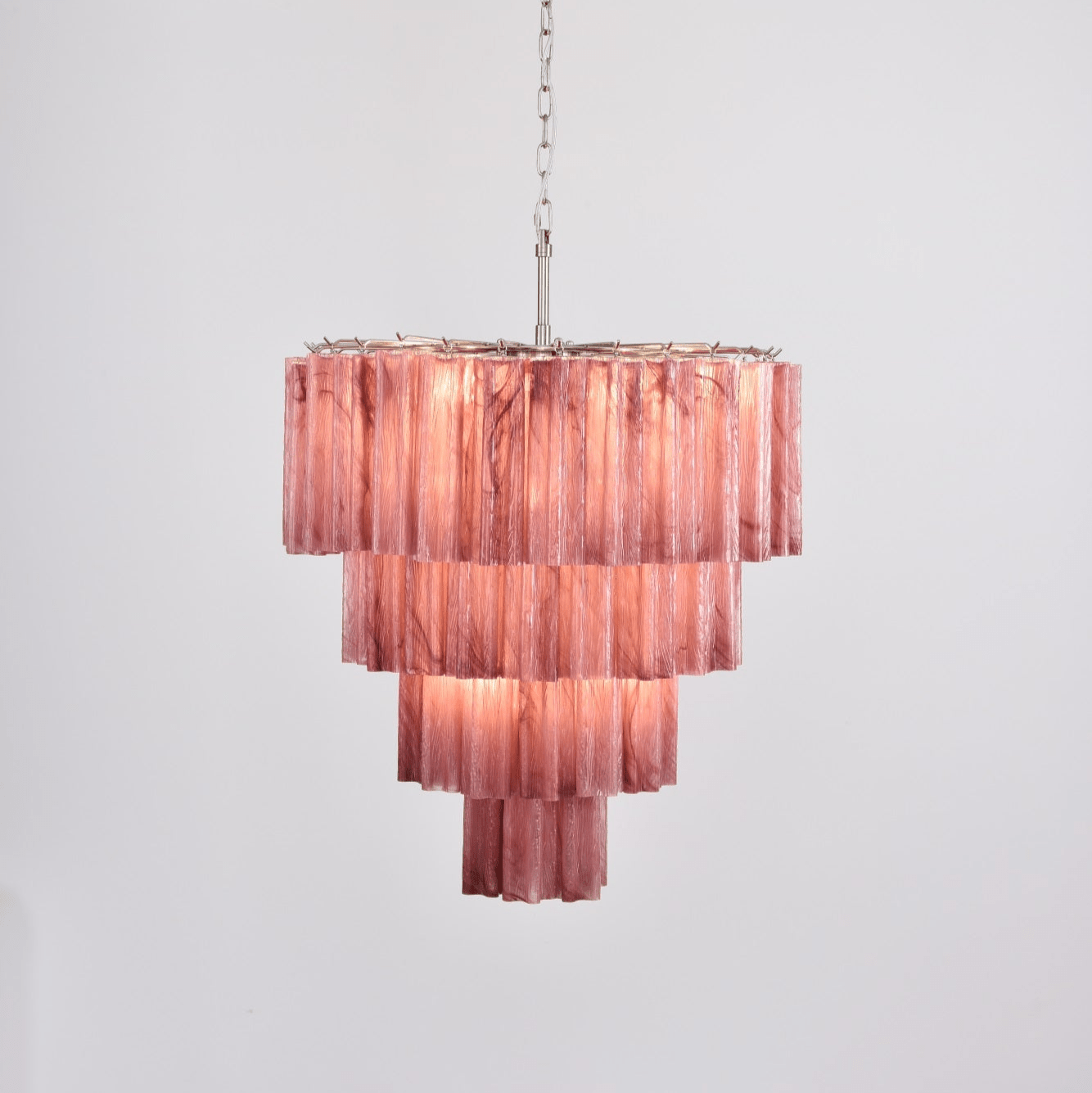 Velanora Chandelier Cascade Layered Glass Elegant Vintage