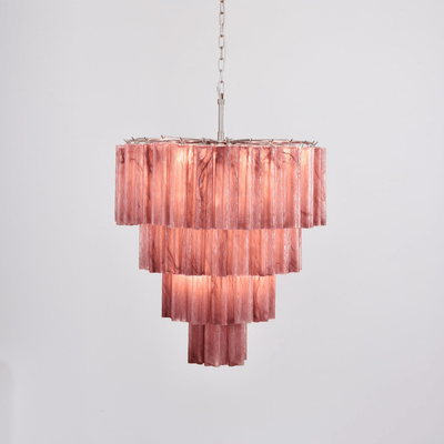 Velanora Chandelier Cascade Layered Glass Elegant Vintage