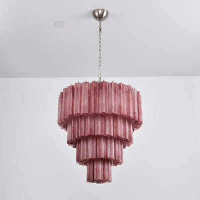 Velanora Chandelier Cascade Layered Glass Elegant Vintage
