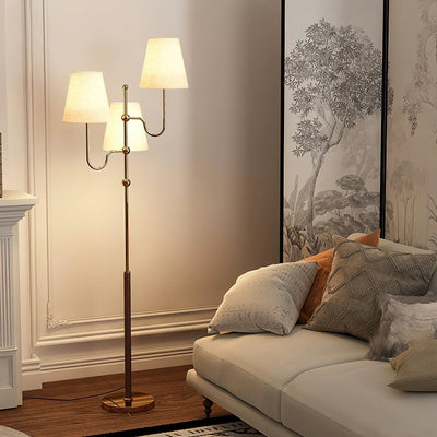Vevenq Floor Lamp Cloth Shade