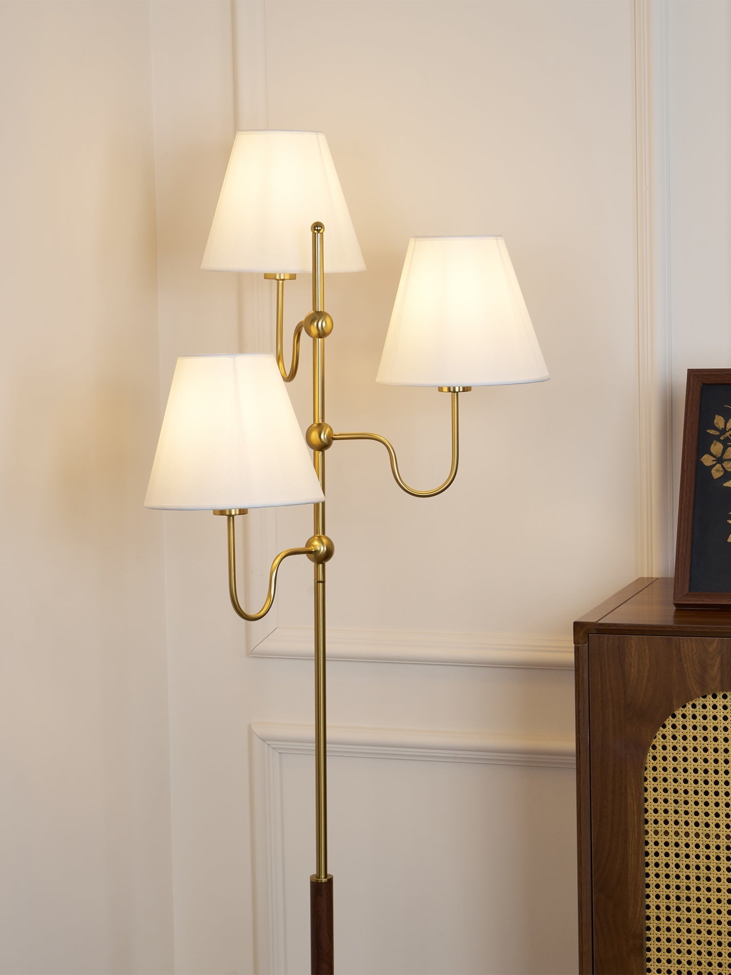 Vevenq Floor Lamp Cloth Shade