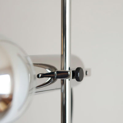 Orbital Industrial Marble Floor Lamp