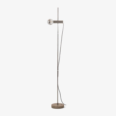 Orbital Industrial Marble Floor Lamp