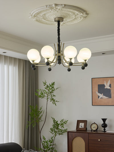 Serenus Traditional Sphere Wood Chandelier