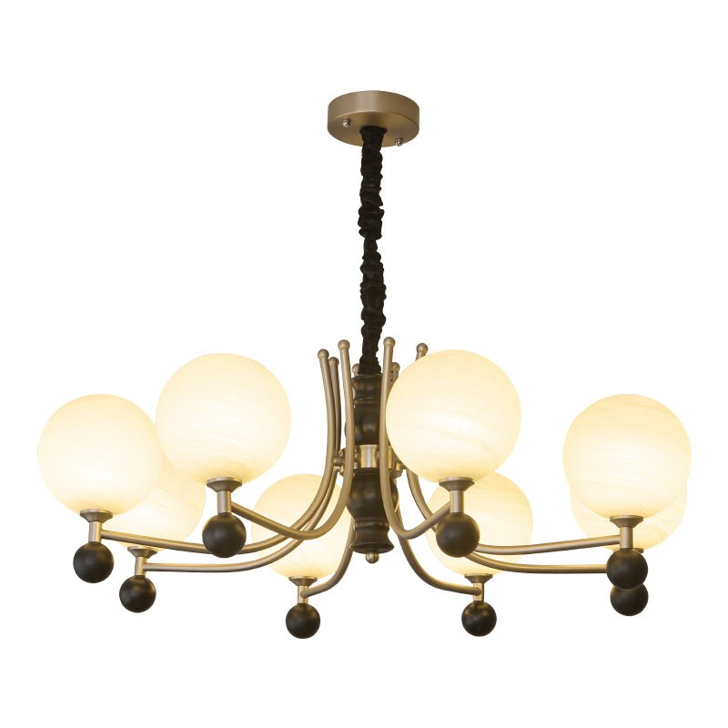 Serenus Traditional Sphere Wood Chandelier