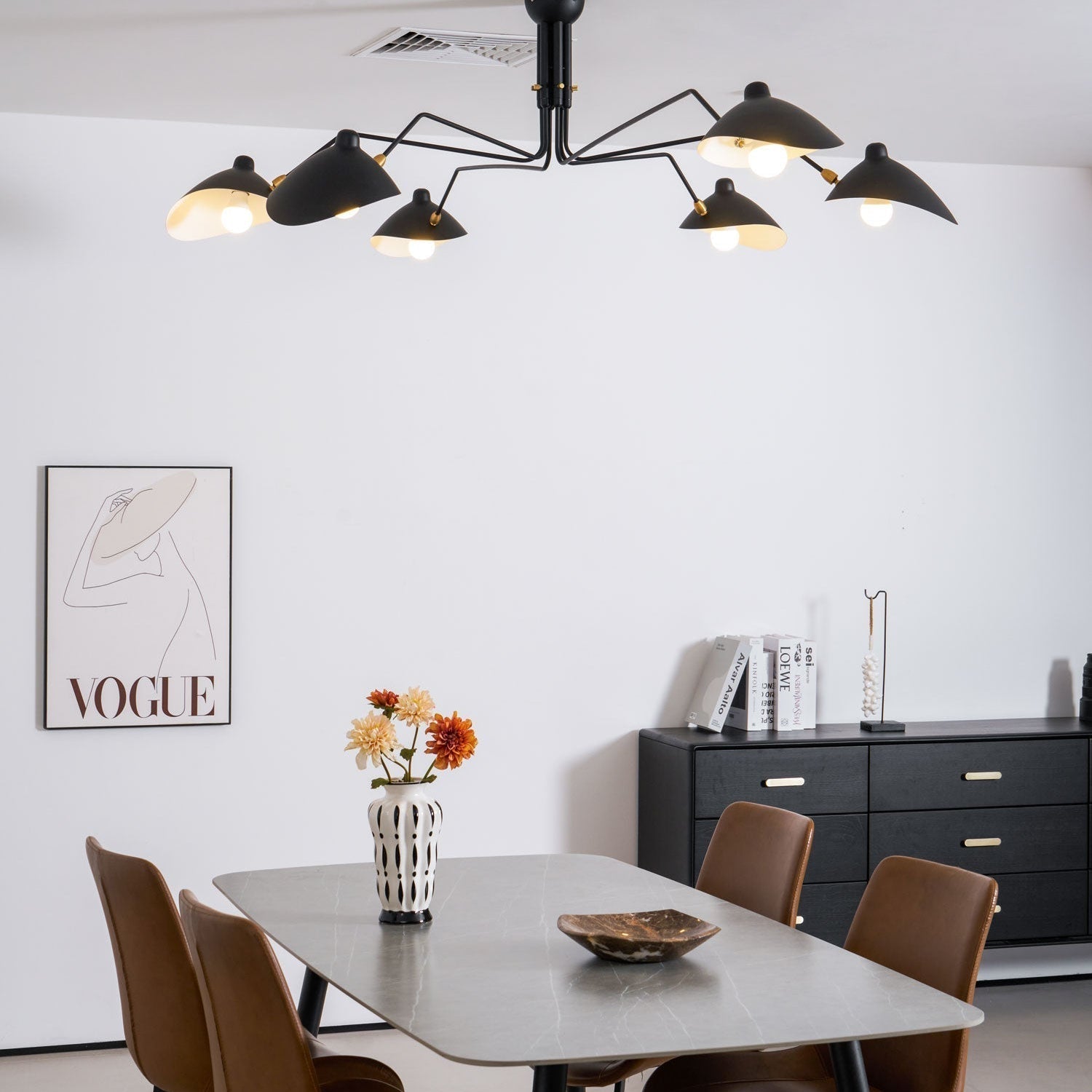 Lustra Minimalist Metal Ceiling Light Three Arm