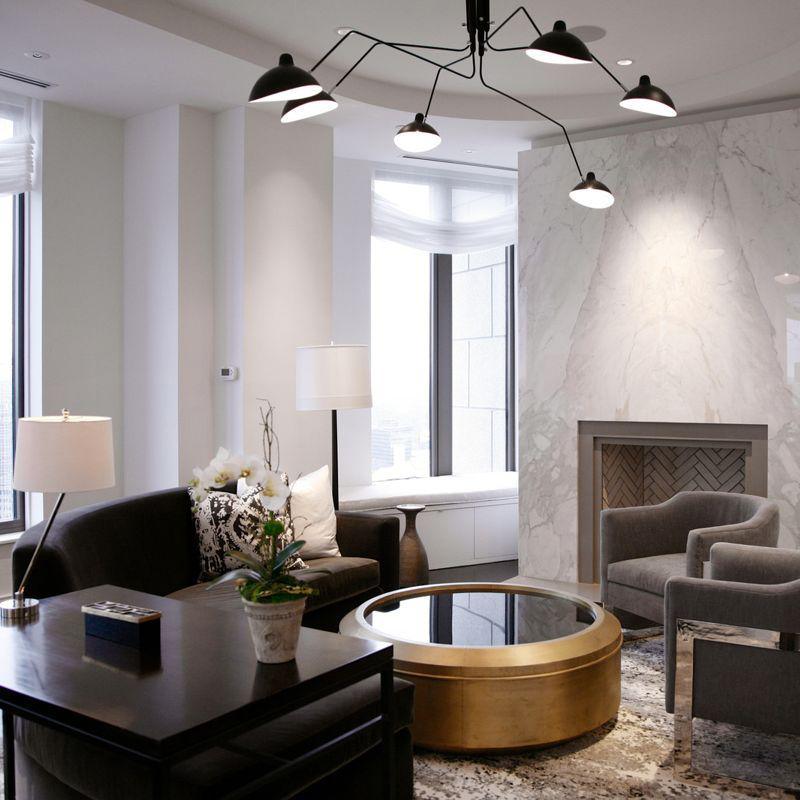 Lustra Minimalist Metal Ceiling Light Three Arm