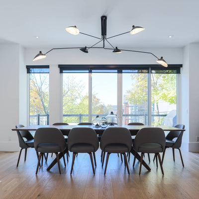 Lustra Minimalist Metal Ceiling Light Three Arm