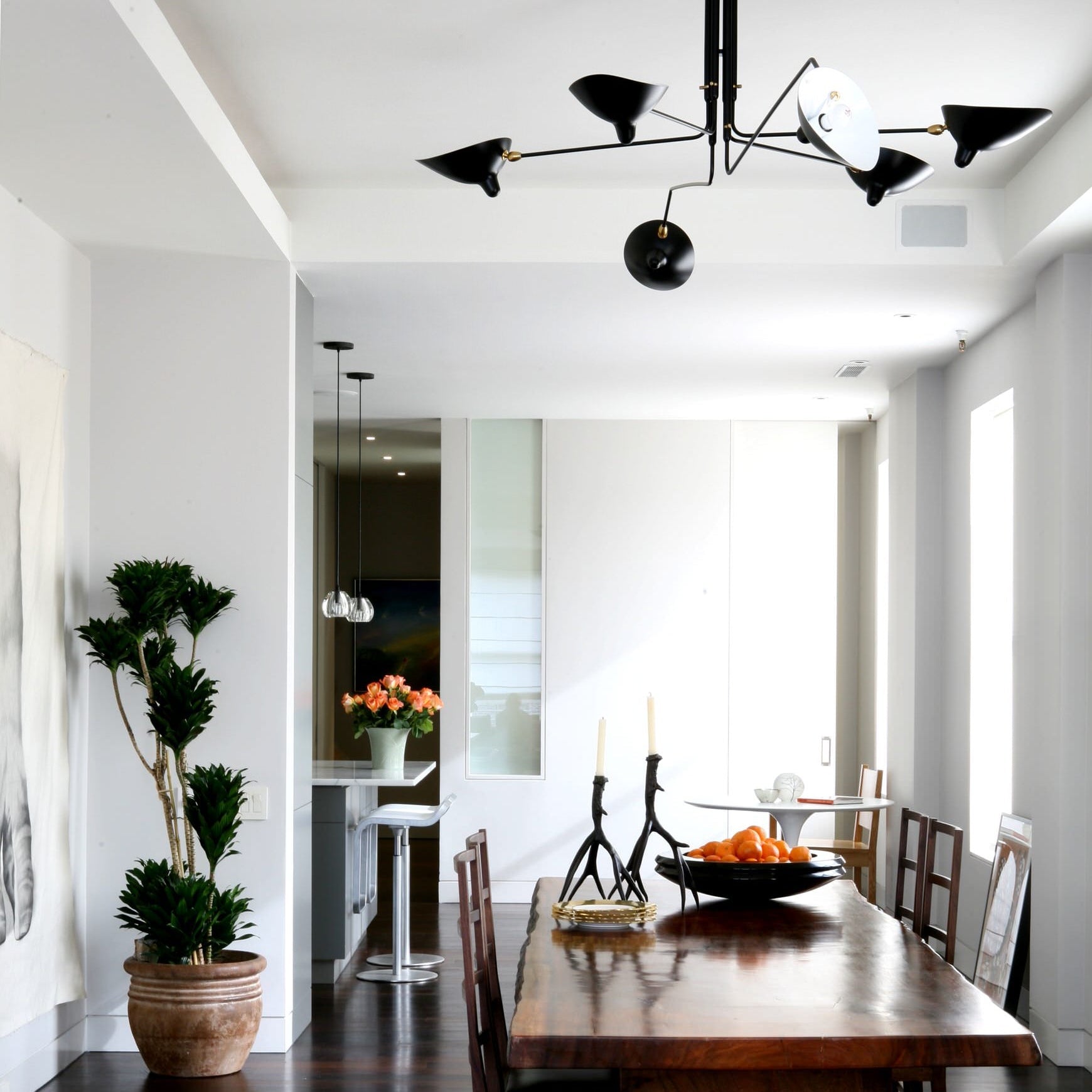 Lustra Minimalist Metal Ceiling Light Three Arm
