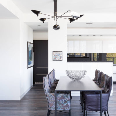 Lustra Minimalist Metal Ceiling Light Three Arm