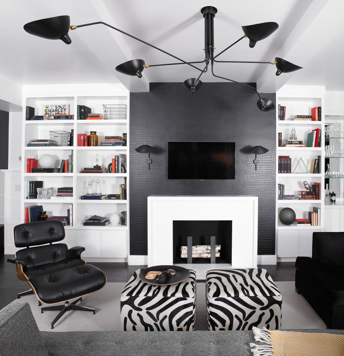 Lustra Minimalist Metal Ceiling Light Three Arm