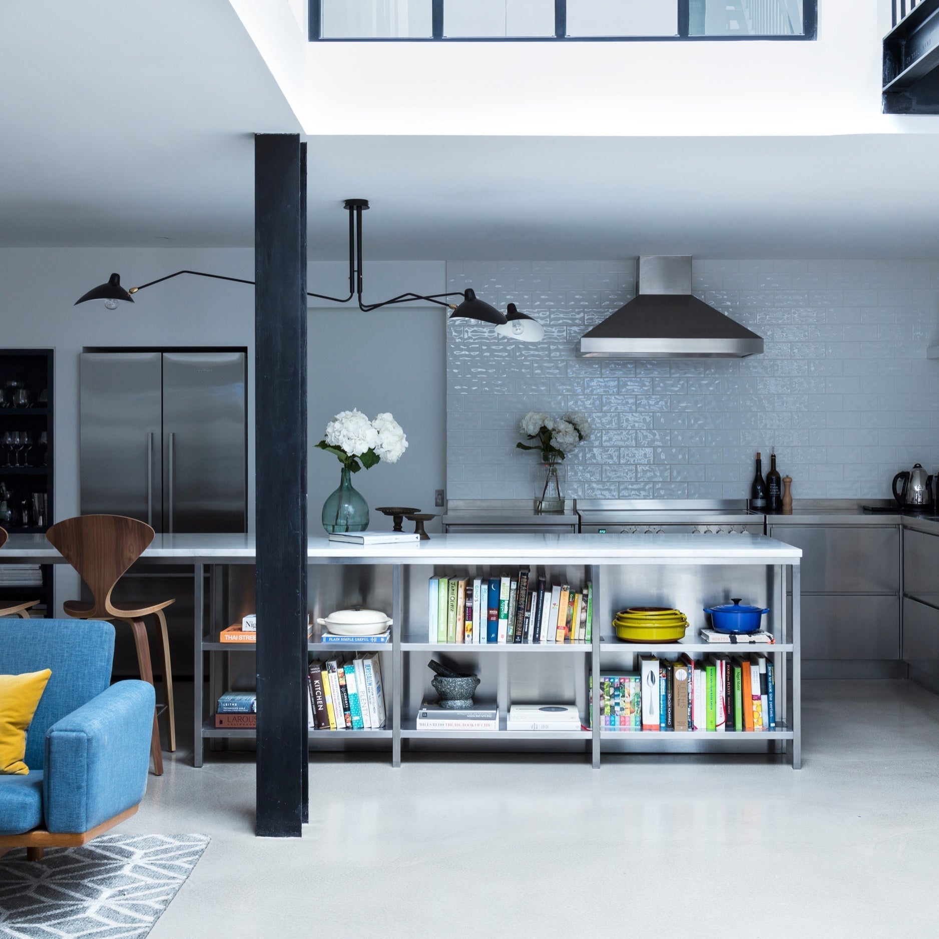 Lustra Minimalist Metal Ceiling Light Three Arm