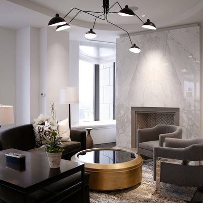 Lustra Minimalist Metal Ceiling Light Three Arm