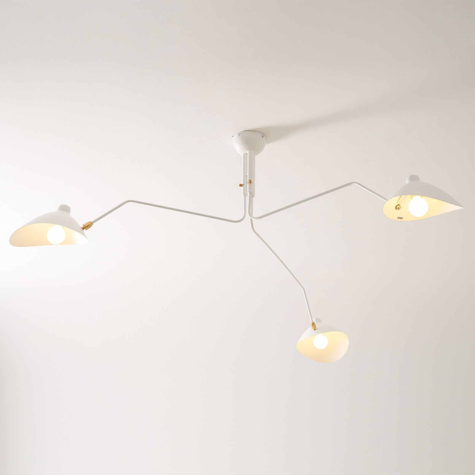 Lustra Minimalist Metal Ceiling Light Three Arm