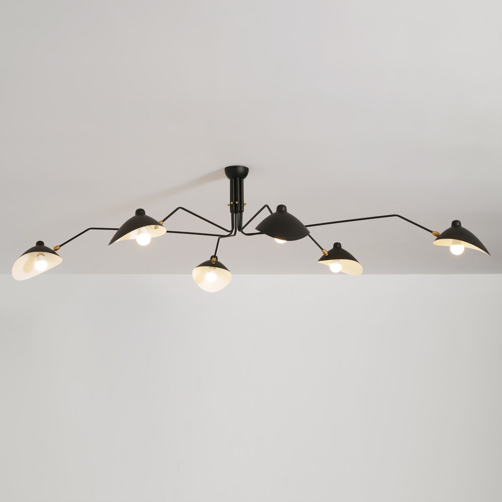 Lustra Minimalist Metal Ceiling Light Three Arm