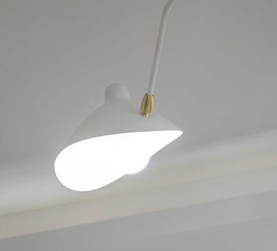 Elaoraine Ceiling Lamp Three Arm Black Sculptural