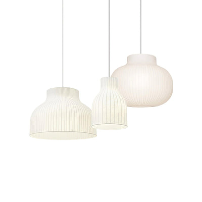 Teriivora Silk Ribbed Pendant Light