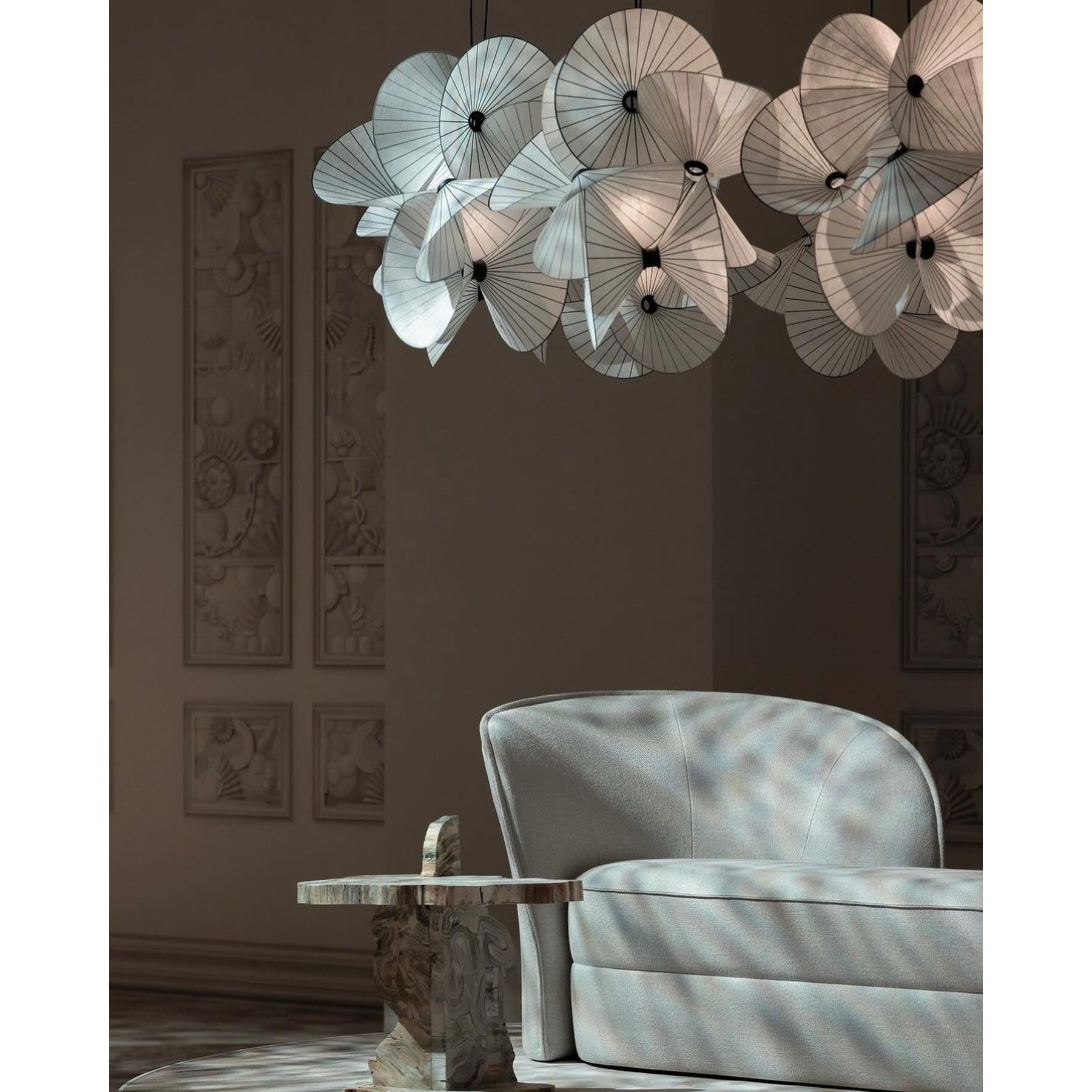 Florielle Fabric Pendant Light