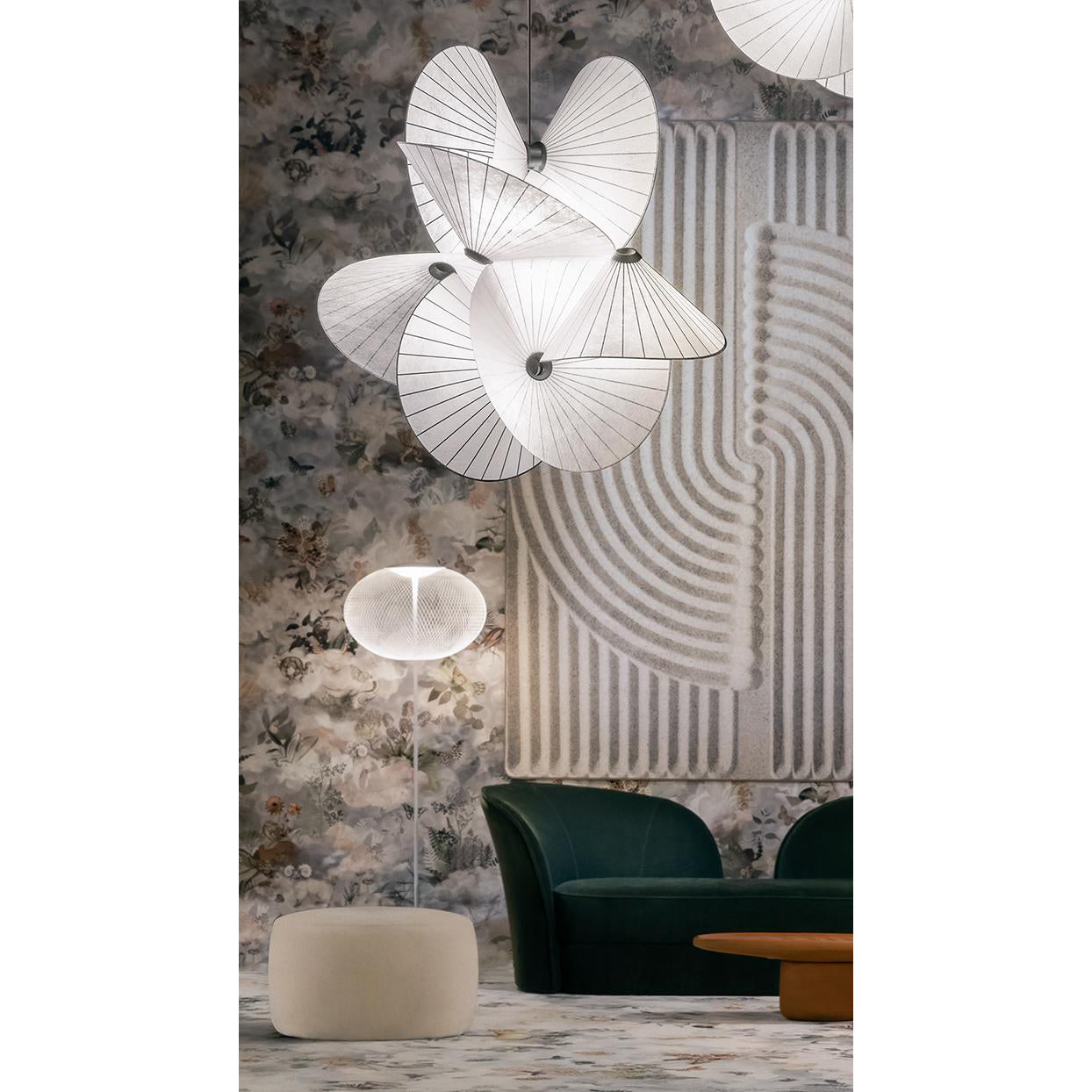 Florielle Fabric Pendant Light