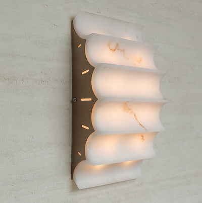 Dolax Tiered Alabaster Wall Lamp
