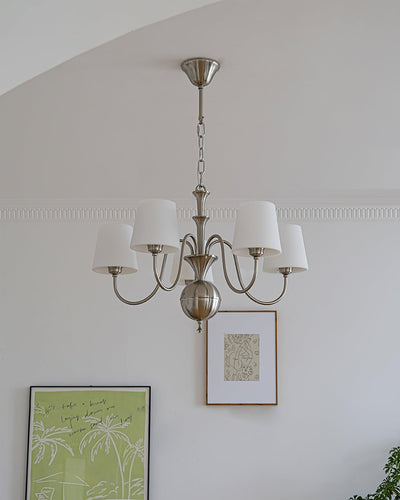 Olmiris Elegant Nickel Chandelier