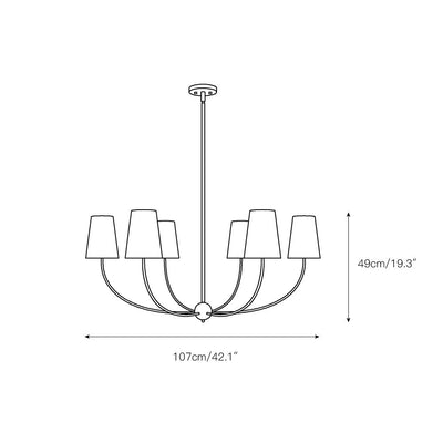 Mirearia Fabric Chandelier