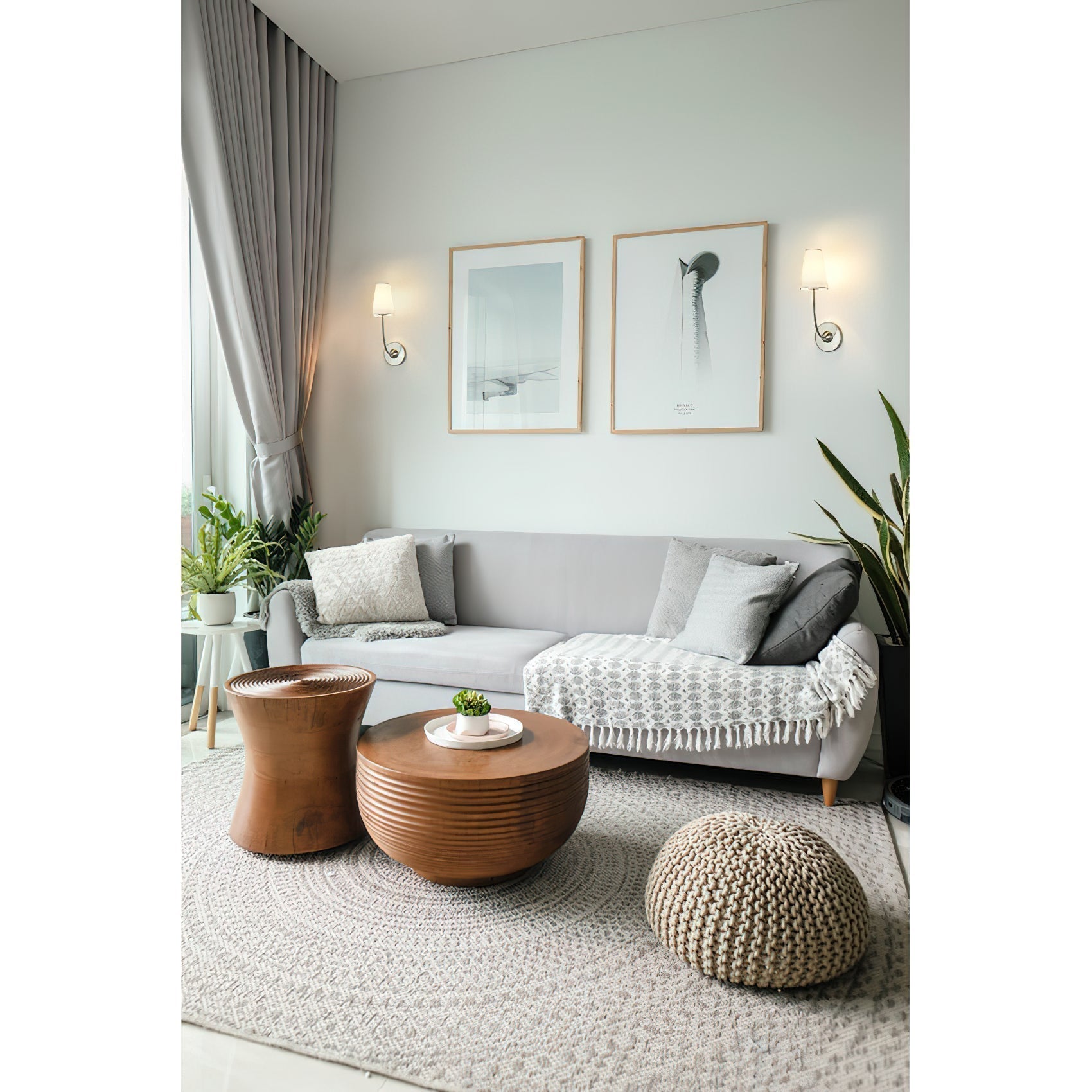 Miriviella Fabric Wall Lamp