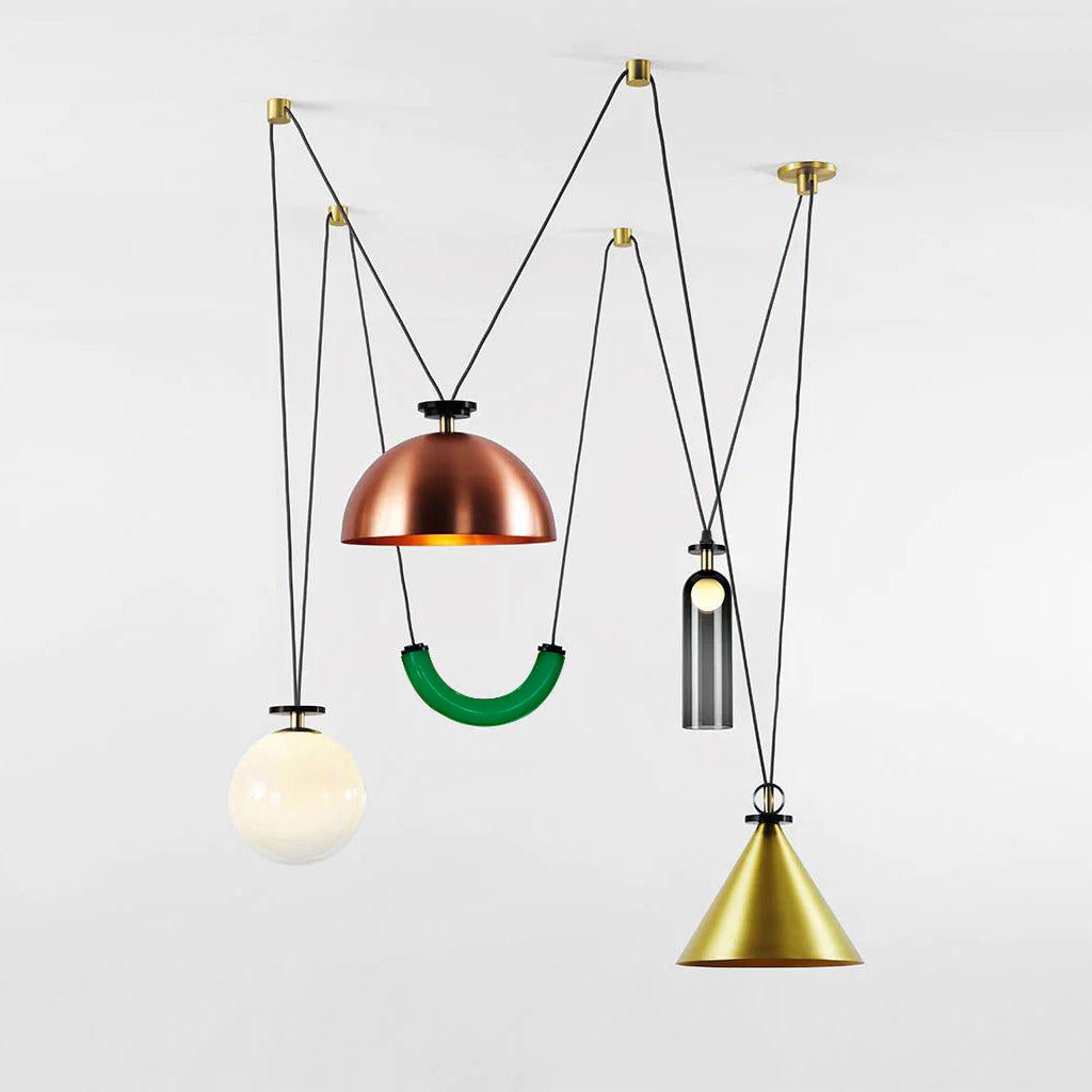 Cirorira Chandelier Geometric Shape Art