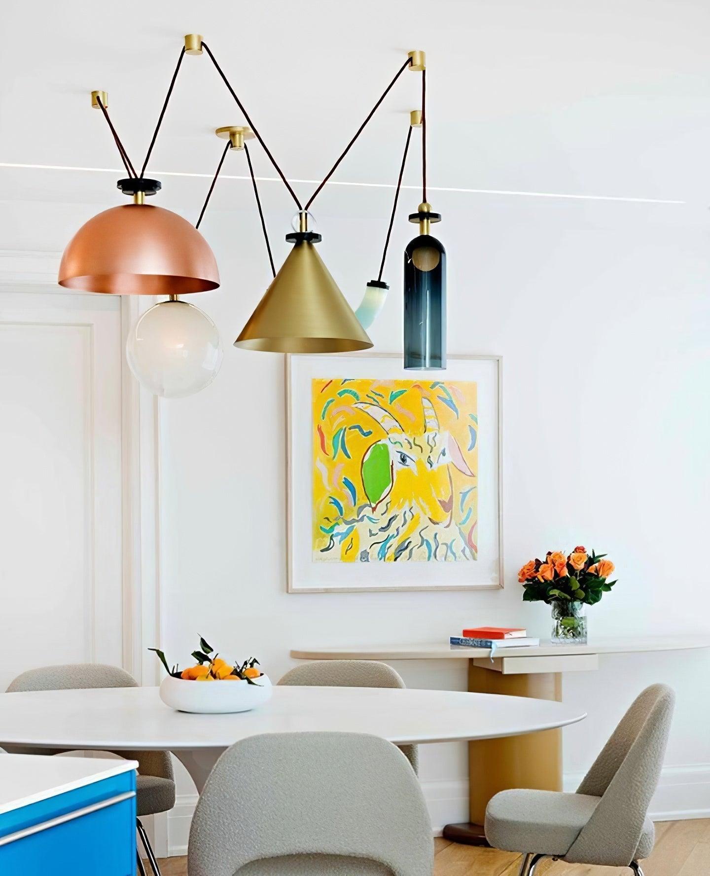 Cirorira Chandelier Geometric Shape Art