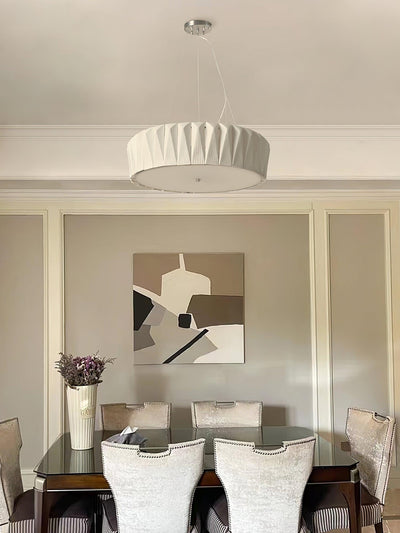 Vaeliora Ribbed Ceramic Pendant Light
