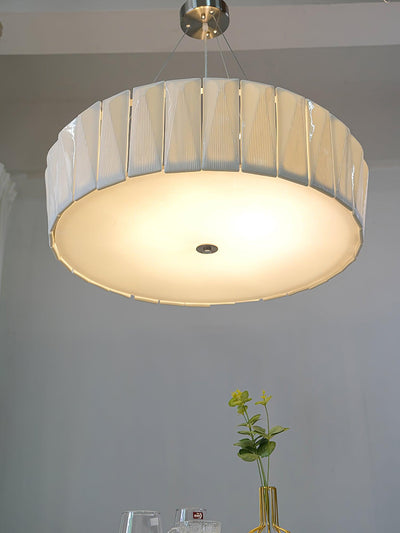 Vaeliora Ribbed Ceramic Pendant Light