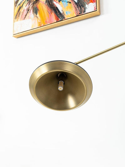 Mylirir Art Deco Brass Floor Lamp