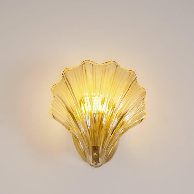 Neo Premium Elegance Brass Glass Wall Light