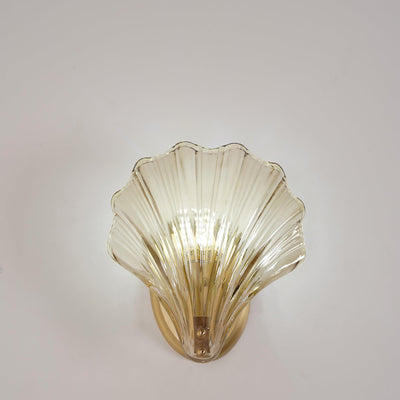 Neo Premium Elegance Brass Glass Wall Light