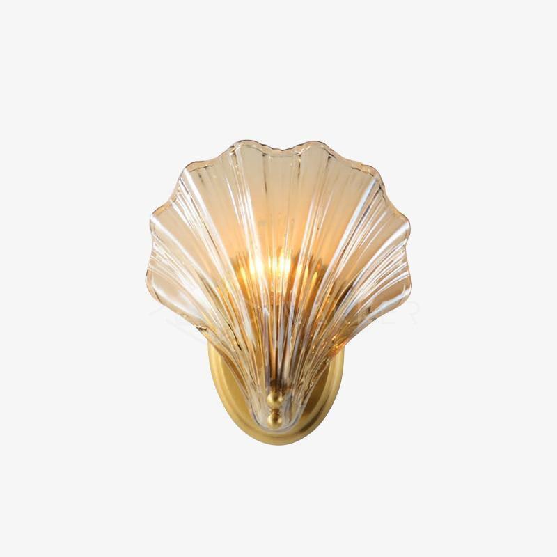 Neo Premium Elegance Brass Glass Wall Light