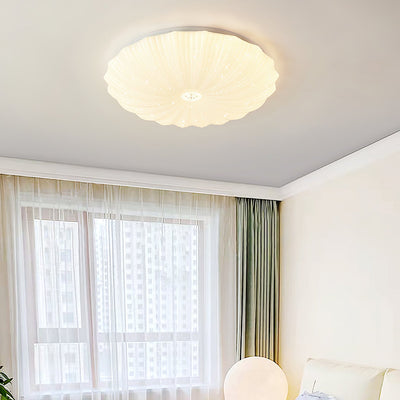 Coloria Nordic Art Shell Round Ceiling Lamp - Neutral Decor