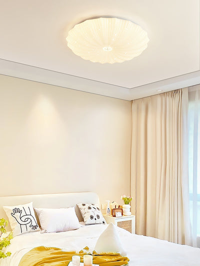 Coloria Nordic Art Shell Round Ceiling Lamp - Neutral Decor