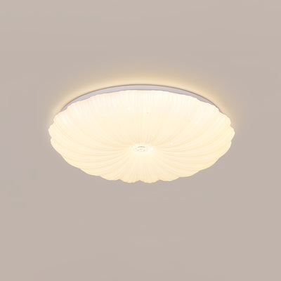 Coloria Nordic Art Shell Round Ceiling Lamp - Neutral Decor