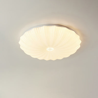 Coloria Nordic Art Shell Round Ceiling Lamp - Neutral Decor