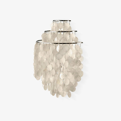 Shell Postmodern Luxury Cascading Wall Light
